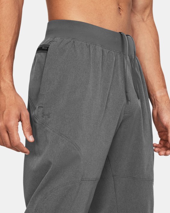 Men's UA Unstoppable Vent Tapered Pants in Gray image number 3